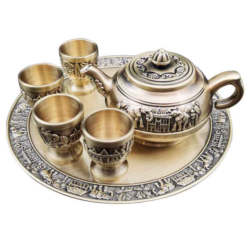 Beautiful Metal Tea Set
